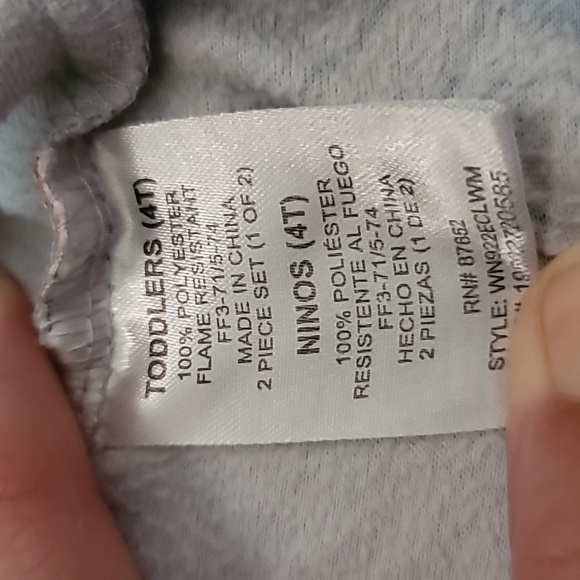 Paw Patrol - 2-Piece Loose-fit Button Down Pajamas Set Size 4T - Picture 8 of 16